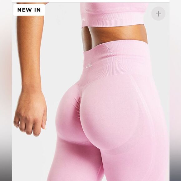 SOLD AYBL Empower Leggings In Baby Pink Color Sizs XS - Picture 3 of 7